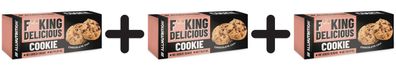3 x Fitking Delicious Cookie, Chocolate Chip - 135g