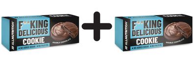 2 x Fitking Delicious Cookie, Double Chocolate - 128g