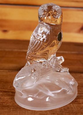 Cristal D´Arques Bleikristall Figur Eule aus Frankreich 14 cm - Chouette 1#Z3