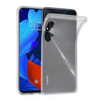 Cadorabo Hülle kompatibel mit Huawei NOVA 5 / 5 PRO in VOLL Transparent - Schutzhü...