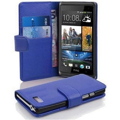 Cadorabo Hülle kompatibel mit HTC Desire 600 in KÖNIGS BLAU - Schutzhülle aus ...