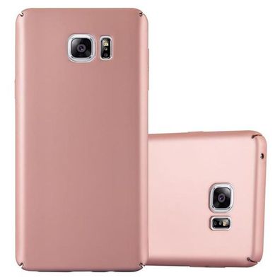 Cadorabo Hülle kompatibel mit Samsung Galaxy NOTE 5 in METALL ROSÉ GOLD - Hard ...