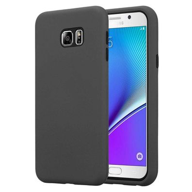Cadorabo Hülle kompatibel mit Samsung Galaxy NOTE 5 in QUARZ GRAU - Hybrid Schutzh...