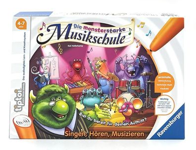 Ravensburger tiptoi Spiel 00555 Die Monsterstarke Musikschule Lernspiel NEU&OVP