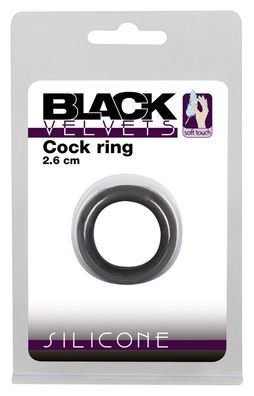 Black Velvets Penisring 2,6 cm - Breit, stark & streichelzart