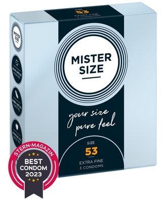 Mister Size Sensation 53mm - Individuelle Passform und pures Gefühl