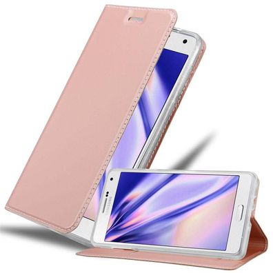 Cadorabo Hülle kompatibel mit Samsung Galaxy A7 2015 in CLASSY ROSÉ GOLD - Schutzh...