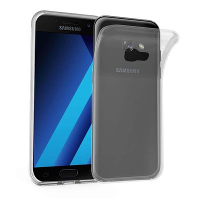 Cadorabo Hülle kompatibel mit Samsung Galaxy A7 2017 in VOLL Transparent - Schutzh...