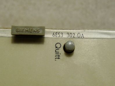 Siemens 6ES3302-0A Speicher für 2K Eprom E Stand A 02