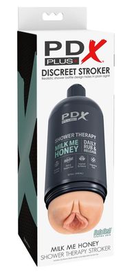 PDX Plus Shower Therapy Milk Me Honey - Diskreter Masturbator in Shampooflasche
