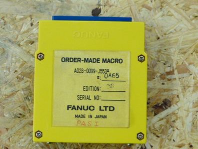 Fanuc A02B-0099-J553 #0A65 Order Made Macro Module