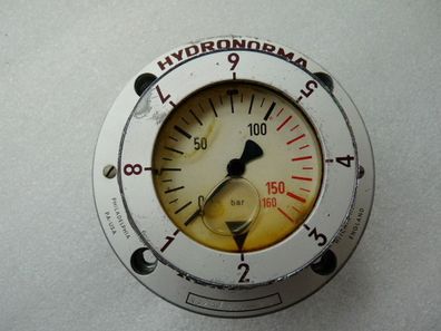 Rexroth NS 2 A1/315 - 8/1 Glyzeringefülltes Manometer Hydronorma max max 160 ba