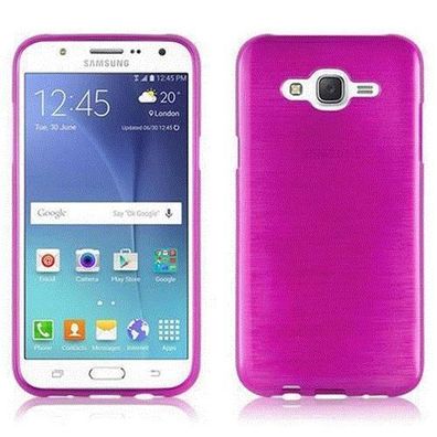Cadorabo Hülle kompatibel mit Samsung Galaxy J5 2015 in PINK - Schutzhülle aus ...