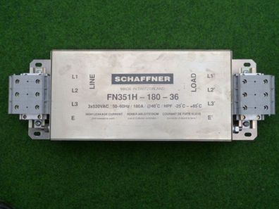 Indramat NFD 01.1-500-180 Power Line Filter ( Schaffner FN351H-180-36 )