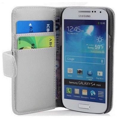 Cadorabo Hülle kompatibel mit Samsung Galaxy S4 MINI in POLAR WEIß - Schutzhülle ...