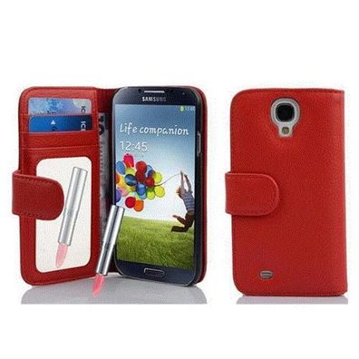 Cadorabo Hülle kompatibel mit Samsung Galaxy S4 in Cayenne - ROT - Schutzhülle ...