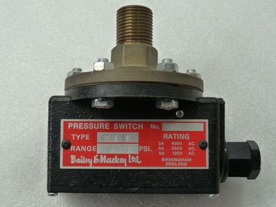 Baileys & Mackey 108 V Druckventil 5 - 160 PSI