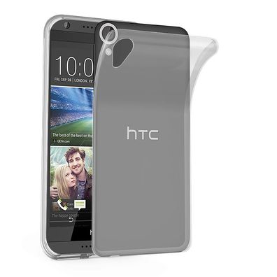 Cadorabo Hülle kompatibel mit HTC Desire 820 in VOLL Transparent - Schutzhülle ...