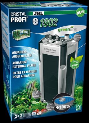 JBL Cristalprofi e1902 greenline Außenfilter für Aquarien von 200 - 800 Litern