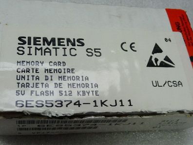 Siemens Simatic S5 Memory Card 6ES5374-1KJ11