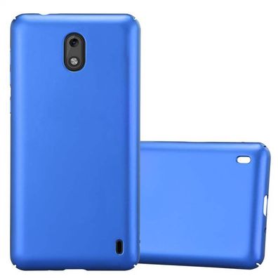 Cadorabo Hülle kompatibel mit Nokia 2 2017 in METALL BLAU - Hard Case Schutzhülle ...