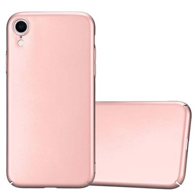 Cadorabo Hülle kompatibel mit Apple iPhone XR in METALL ROSÉ GOLD - Hard Case ...