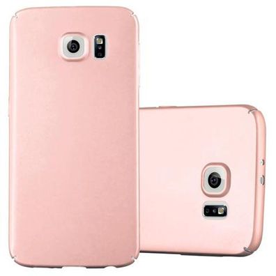 Cadorabo Hülle kompatibel mit Samsung Galaxy S6 in METALL ROSÉ GOLD - Hard Case ...