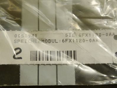 Siemens 6FX1120-0AA00 PLC Card Speichermodul MS125-B Vers 02 - ungebraucht - in