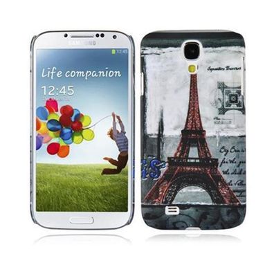Cadorabo Hülle kompatibel mit Samsung Galaxy S4 mit PARIS - Eiffelturm Aufdruck - ...