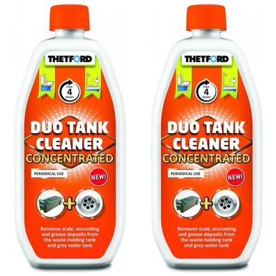 19,50EUR/1l 2 x Thetford Duo Tank Cleaner Konzentrat Toilettenfl?ssigkeit Tankreinige
