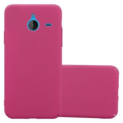 Cadorabo Hülle kompatibel mit Nokia Lumia 640 XL in FROSTY PINK - Hard Case Schutz...