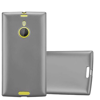 Cadorabo Hülle kompatibel mit Nokia Lumia 1520 in Metallic GRAU - Schutzhülle aus ...