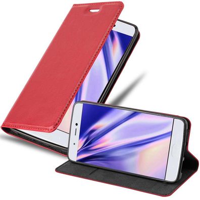 Cadorabo Hülle kompatibel mit Xiaomi Mi 5s in APFEL ROT - Schutzhülle mit Magnetve...