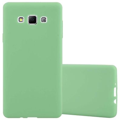 Cadorabo Hülle kompatibel mit Samsung Galaxy A7 2015 in CANDY Pastell GRÜN - Schut...