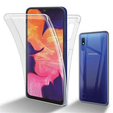 Cadorabo Hülle kompatibel mit Samsung Galaxy A10 / M10 in Transparent - 360° Full ...