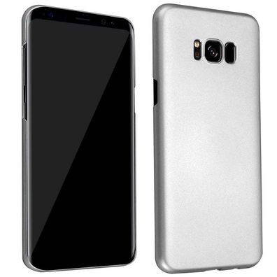 Cadorabo Hülle kompatibel mit Samsung Galaxy S8 PLUS in METALL SILBER - Hard Case ...