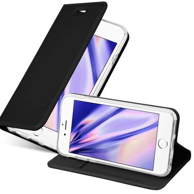 Cadorabo Hülle kompatibel mit Apple iPhone 6 PLUS / 6S PLUS in CLASSY Schwarz - ...