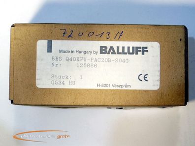 Balluff BES Q40KFU-PAC20B-S04G Induktiver Sensor - ungebraucht! -