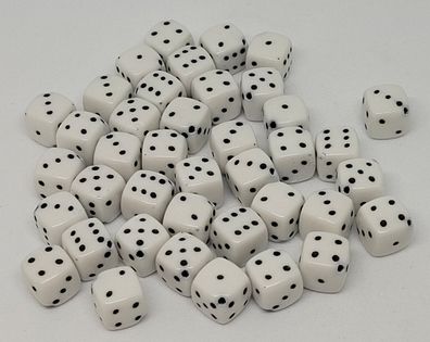 Perlen für Ketten Würfel ca. 20 Gr ./ 40 Stk. (Gr. 7 - 7,9 mm)
