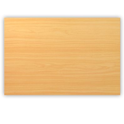 bümö Tischplatte 120x80 cm in Buche, Schreibtischplatte aus Holz, Holzplatte, Spanpla