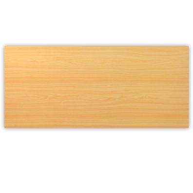bümö Tischplatte 180x80 cm in Buche, Schreibtischplatte aus Holz, Holzplatte, Spanpla