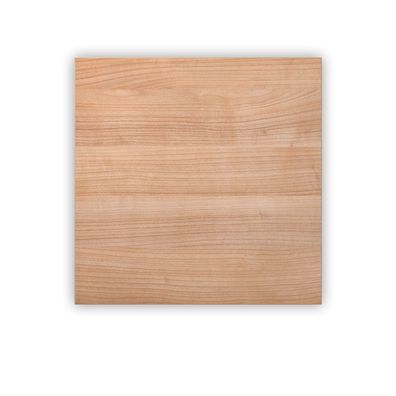 bümö Tischplatte 80x80 cm in Nussbaum, Schreibtischplatte aus Holz, Holzplatte, Spanp