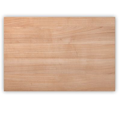 bümö Tischplatte 120x80 cm in Nussbaum, Schreibtischplatte aus Holz, Holzplatte, Span