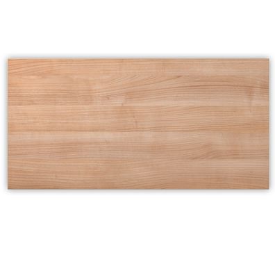 bümö Tischplatte 160x80 cm in Nussbaum, Schreibtischplatte aus Holz, Holzplatte, Span