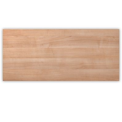 bümö Tischplatte 180x80 cm in Nussbaum, Schreibtischplatte aus Holz, Holzplatte, Span