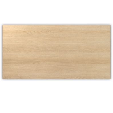 bümö Tischplatte 200x100 cm in Eiche, Schreibtischplatte aus Holz, Holzplatte, Spanpl