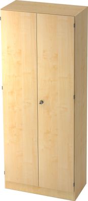 bümö office Aktenschrank abschließbar, Büroschrank groß aus FSC-Holz, 80cm breit in A