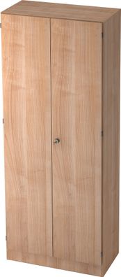 bümö office Aktenschrank abschließbar, Büroschrank groß aus FSC-Holz, 80cm breit in N