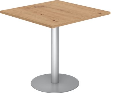 bümö Besprechungstisch, Esstisch klein, Tisch eckig 80x80 cm - kleiner Esstisch Astei