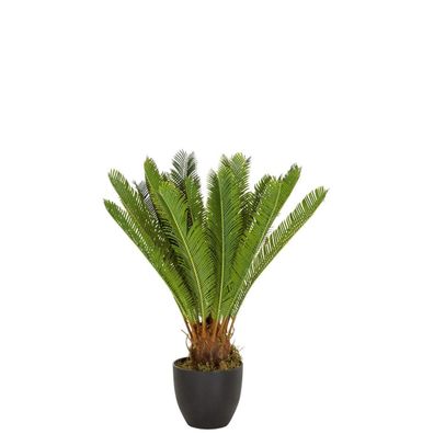 bümö plants Cycas Kunstpflanze - Täuschend echter Palmfarn, geruchlose Premium Kunstb